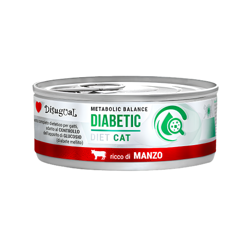 Disugual DIABETIC Wołowina 85g Karma mokra dla kota Weterynaryjna
