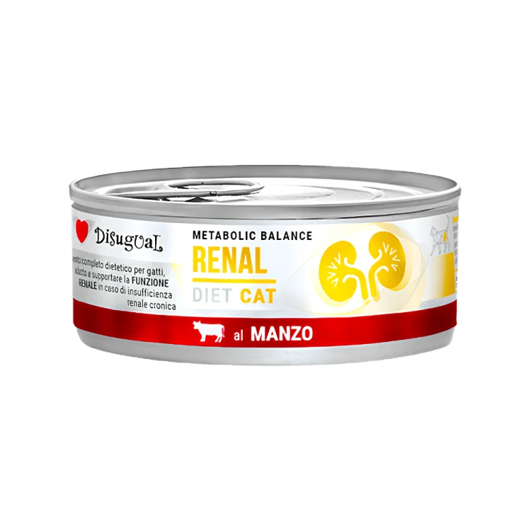 Disugual RENAL Wołowina 85g Karma mokra dla kota Weterynaryjna
