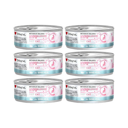 Disugual HYPOALLERGENIC Sola 6x85g Karma mokra dla kota Weterynaryjna