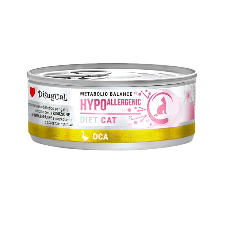 Disugual HYPOALLERGENIC Gęś 85g Karma mokra dla kota Weterynaryjna