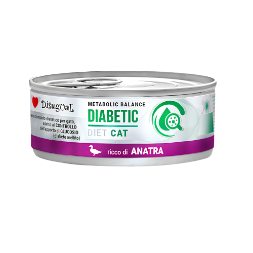 Disugual DIABETIC Kaczka 85g Karma mokra dla kota Weterynaryjna