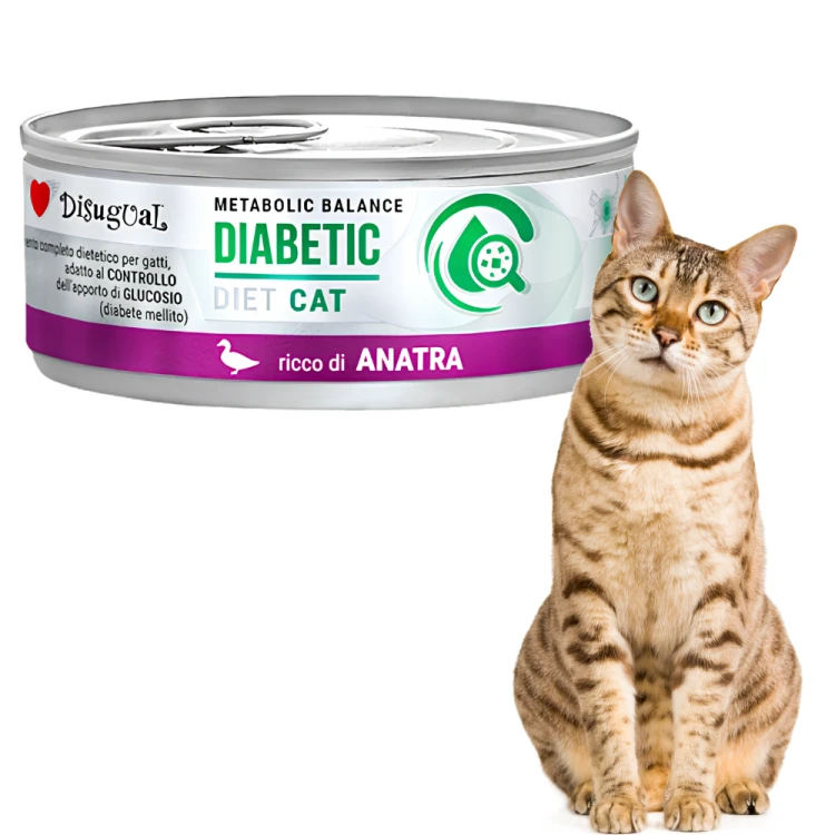 Disugual DIABETIC Kaczka 85g Karma mokra dla kota Weterynaryjna