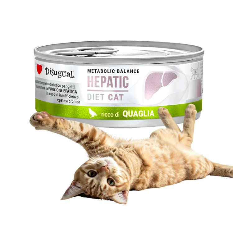 Disugual HEPATIC Przepiórka 85g Karma mokra dla kota Weterynaryjna