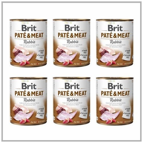Brit Pate &amp; Meat Królik 6x800g Mokra Karma dla Psa