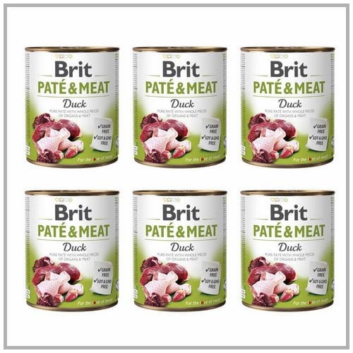 Brit Pate &amp; Meat Kaczka 6x800g Mokra Karma dla Psa