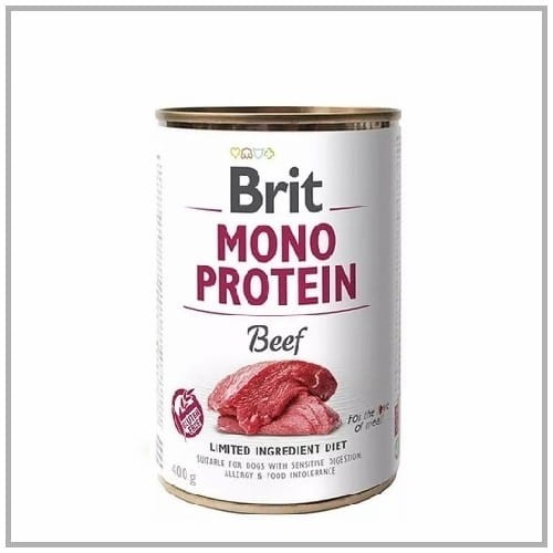 Brit Mono Protein 12x400g Mix Smaków Mokra Karma Monobiałkowa dla Psa