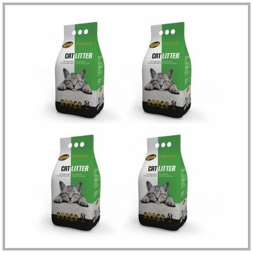 Hilton Żwirek Biały Bentonitowy o zapachu Aloe Vera 4x5l Dla Kota