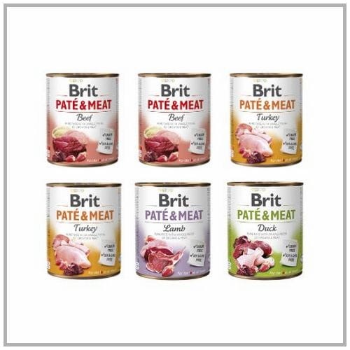 Brit Pate &amp; Meat Wyśmienity Mix Smaków 6x800g Mokra Karma dla Psa