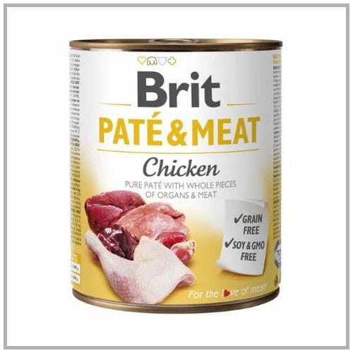 Brit Pate &amp; Meat Kurczak 800g Mokra Karma dla Psa