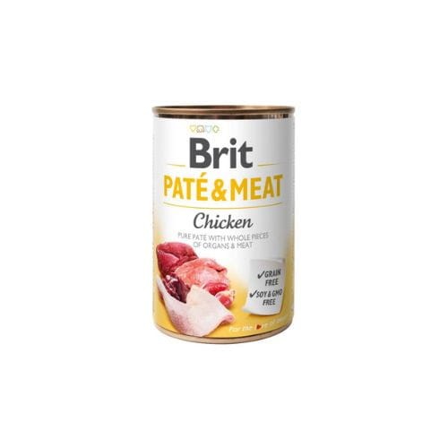 Brit Pate &amp; Meat Kurczak 400g Mokra Karma dla Psa