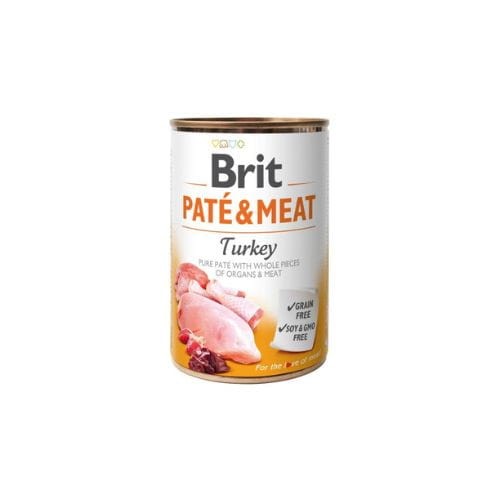 Brit Pate &amp; Meat Indyk 400g Mokra Karma dla Psa