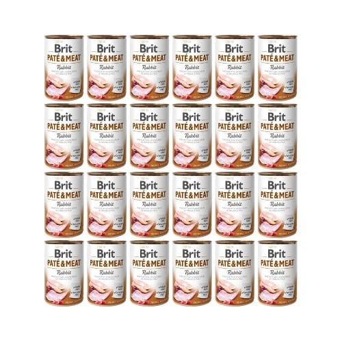Brit Pate &amp; Meat Królik 24x400g Mokra Karma dla Psa