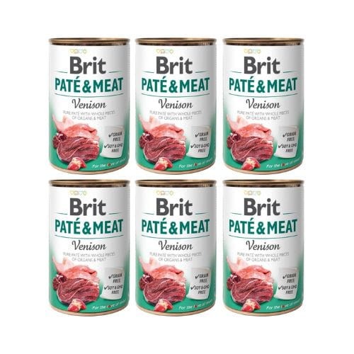 Brit Pate &amp; Meat Dziczyzna 6x400g Mokra Karma dla Psa