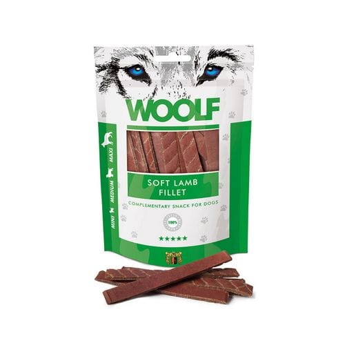 WOOLF Filet z Jagnięciny Miękka Przekąska Dla Psa Naturalny Przysmak Bez Zbóż