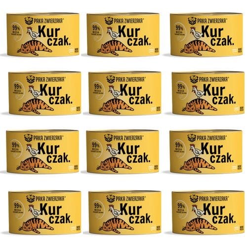 Paka Zwierzaka Kurczak 6x200g  bezzbożowa mokra karma dla kota
