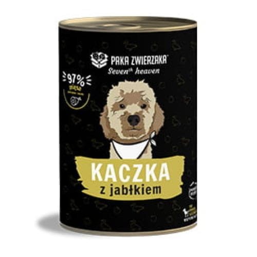 Paka Zwierzaka Kaczka z jabłkiem 400g Karma dla psa