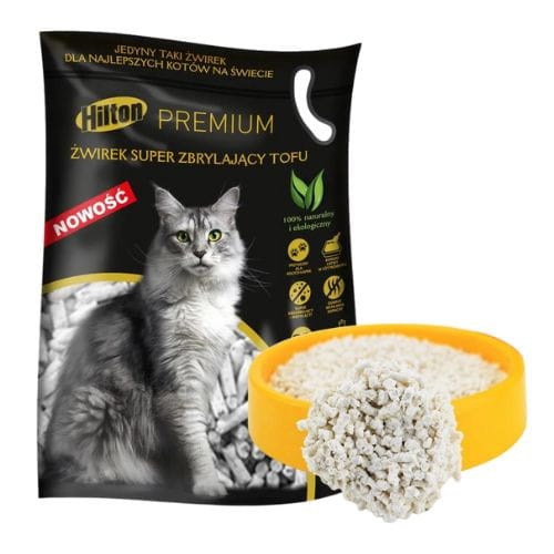 Hilton Premium Żwirek Super zbrylający TOFU zoomisiapl.jpg