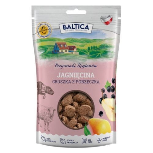 BALTICA Przysmaki Treningowe Jagnięcina z Gruszką 100g