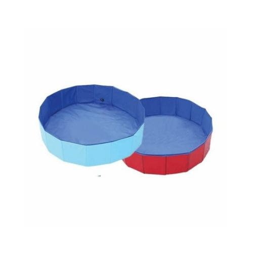 Basen składany dla psa 120x30 niebieski Delfin zoomisia.jpg