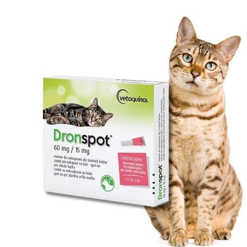 Dronspot dla średnich kotów 2,5-5kg 2 szt Vetoquinol zoomisia.jpg