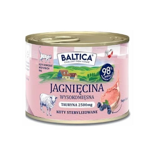 Baltica Smaki Regionów Jagnięcina 185g  mokra karma dla kota