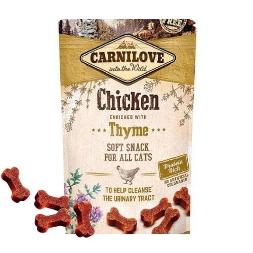 Przysmaki dla kota CARNILOVE Semi Moist Chicken & Thyme 50 g