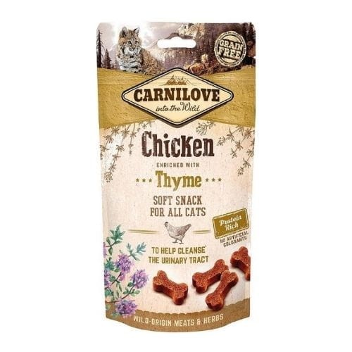 Przysmaki dla kota CARNILOVE Semi Moist Chicken & Thyme 50 g