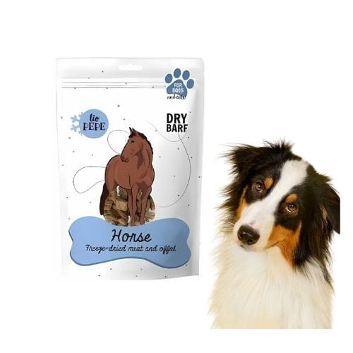 Lio PEPE Horse końska wątróbka 60 g naturalny przysmak dla psa