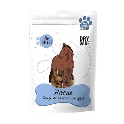 Lio PEPE Horse końska wątróbka 60 g naturalny przysmak dla psa