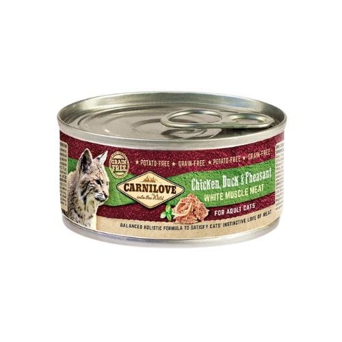 Carnilove Chicken, Duck & Pheasant 100g Karma Mokra Dla Kota Dorosłego
