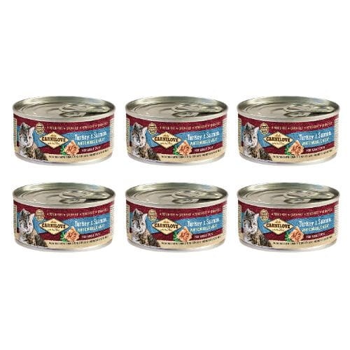 Carnilove Turkey & Salmon 6x100g Karma Mokra Dla Kota Dorosłego