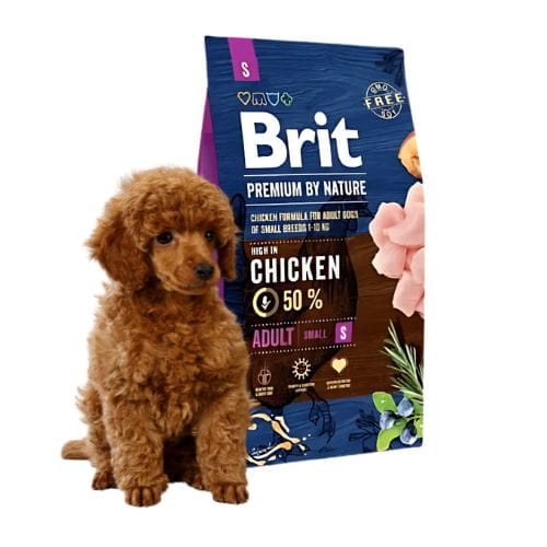 Karma sucha dla psa Brit Premium By Nature Adult S 8kg zoomisia.jpg