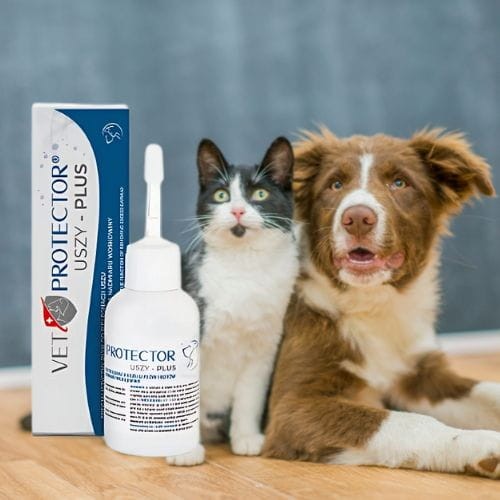 Vet Protector Uszy Plus 50 ml Płyn pielęgnacyjny dla kota .jpg