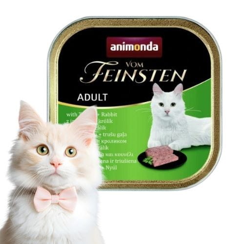 Animonda Vom Feinsten 100g indyk i królik, mokra karma dla kotów