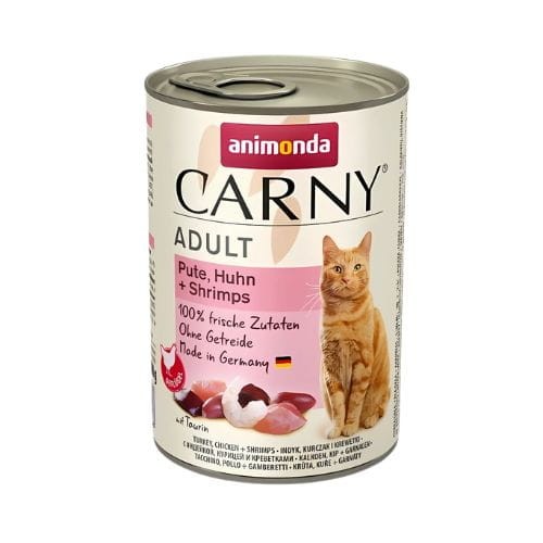 Animonda Carny Kurczak Indyk Krewetki mokra karma dla kota 400 g