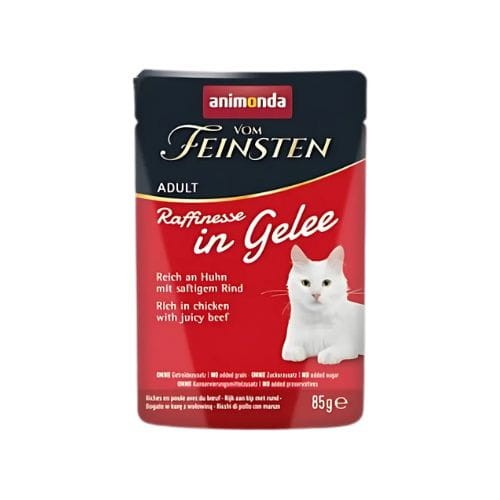 Mokra karma dla kota Animonda Vom Feinsten Raffinesse Kurczak i Wołowina 85 g