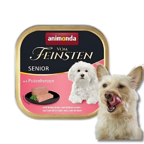 Mokra karma dla psa Animonda Vom Feinsten Senior Serca indyka 150 g
