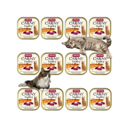 Animonda Carny Country Kurczak Kaczka Gęś 12x100 g mokra karma dla kota