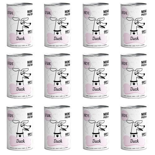 Paka Zwierzaka Kaczka 12x400g Monoproteinowa Karma mokra dla psa