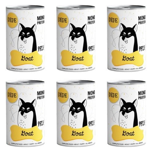 Paka Zwierzaka Koza 6x400g Monoproteinowa Karma mokra dla psa