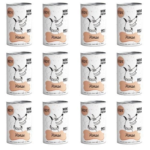 Paka Zwierzaka Konina 12x400g Monoproteinowa Karma mokra dla psa