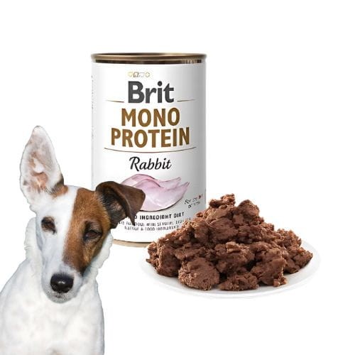 Brit Mono Protein Rabbit 400g Mokra karma dla psa monobiałkowa.jpg