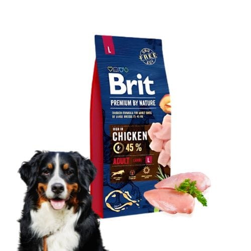 Brit Premium By Nature Adult Large Breed 15kg Karma sucha dla psa z kurczakiem zoomisia.jpg