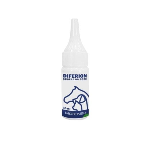 Micromed Vet Diferion 10 ml Krople do oczu dla psa i kota na podrażnienia zoomisia.jpg