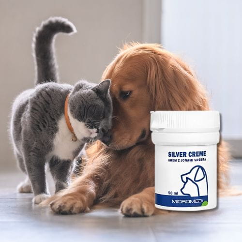 Micromed Vet Silver Creme 50ml Krem z jonami srebra dla psa dla kota zoomisia.jpg