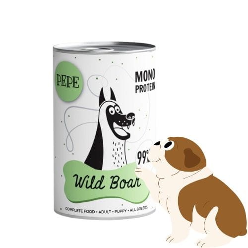 Paka Zwierzaka Dzik 800 g Monoproteinowa karma mokra dla psa