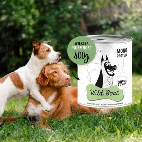 Paka Zwierzaka Dzik 800 g Monoproteinowa karma mokra dla psa