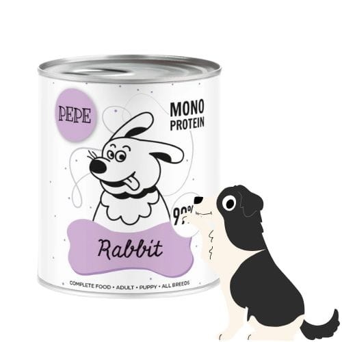Paka Zwierzaka Królik 800 g Monoproteinowa karma mokra dla psa