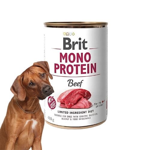 Brit Mono Protein Beef 400g Mokra Karma monobiałkowa dla Psa al.jpg