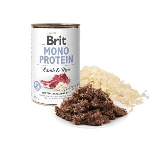 Brit Mono Protein Lamb &amp; Rice 400g Mokra karma monobiałkowa dla psa al.jpg